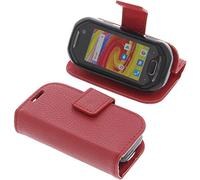 foto-kontor Funda Compatible con Unihertz Atom Estilo Libro roja Protectora