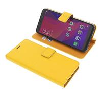 foto-kontor Funda Compatible con Vernee X2 Estilo Libro Amarilla Protectora