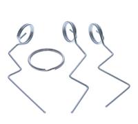 foto-kontor Juego de Agujas para Apertura de Cerraduras - 3 Piezas 1,6 mm Ganzúa Universal - Abre Casi Cualquier Puerta - Herramienta Profesional para Cerrajeros, Alambre de Apertura de Cerraduras, Ab