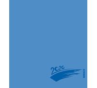 Foto-Malen-Basteln Bastelkalender blau 2026: Fotokalender zum Selbstgestalten. Do-it-yourself Kalender mit festem Fotokarton. Edle Folienprägung. Format: 21,5 x 24 cm