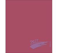 Foto-Malen-Basteln Bastelkalender bordeaux 2027: Fotokalender zum Selbstgestalten. Do-it-yourself Kalender mit festem Fotokarton. Edle Folienprägung. Format: 21,5 x 24 cm