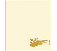 Foto-Malen-Basteln Bastelkalender chamois 2027: Fotokalender zum Selbstgestalten. Do-it-yourself Kalender mit festem Fotokarton. Edle Folienprägung. Format: 21,5 x 24 cm
