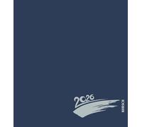 Foto-Malen-Basteln Bastelkalender dunkelblau 2026: Fotokalender zum Selbstgestalten. Do-it-yourself Kalender mit festem Fotokarton. Edle Folienprägung. Format: 21,5 x 24 cm