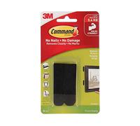 Foto medie comando appendere strisce-nero 4 set/Pkg