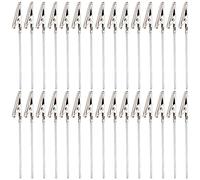 Foto Memo Clip, DBAILY 100pcs Abrazadera de Cocodrilo de Alambre de Netal Clips de Alambre Portatarjetas Nota Foto Clip de Papel DIY para Decoración Artesanía (10cm)