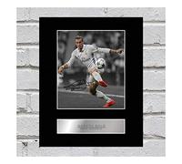 Foto montada firmada de Gareth Bale del Real Madrid FC # 2 con imagen de regalo autografiada