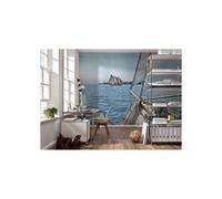 Foto mural - Navegación - 368 x 254 cm - Gris - Interior - Decoración mural