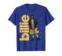 Foto Oficial de Billie Eilish Hit ME Hard and Soft Standing Camiseta, Hombre, Azul Real, 3XL