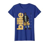 Foto Oficial de Billie Eilish Hit ME Hard and Soft Standing Camiseta, Mujer, Azul Real, XS