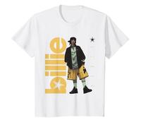 Foto Oficial de Billie Eilish Hit ME Hard and Soft Standing Camiseta, Niños, Blanco, 10 años