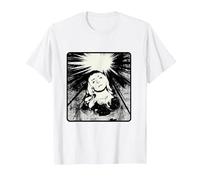 Foto Oficial de Billie Eilish Star, Color Blanco Camiseta, Hombre, Blanco, 5XL