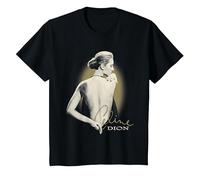 Foto Oficial de Celine Dion Backless Camiseta, Niños, Negro, 2 años
