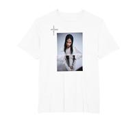 Foto Oficial de Lady Gaga Mayhem Camiseta, Hombre Tallas Grandes, Blanco, 5X Alto
