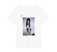 Foto Oficial de Lady Gaga Mayhem Camiseta, Mujer Tallas Grandes, Blanco, 5XL Grande