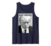 Foto policial de Trump - Foto policial de Donald Trump - Nunca te rindas Camiseta sin Mangas