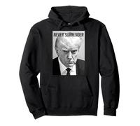 Foto policial de Trump - Foto policial de Donald Trump - Nunca te rindas Sudadera con Capucha