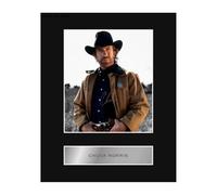 Foto preimpresa firmada de Chuck Norris #01 con autógrafo impreso de 25,4 x 20,3 cm