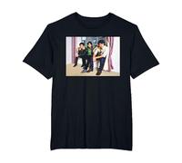 Foto Promocional de The Jonas Brothers Camp Rock Camiseta, Hombre Tallas Grandes, Negro, 2X Alto