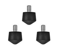 Foto&Tech - Pie de goma antideslizante para Andoer Benro Gitzo Induro Kingjoy Manfrotto Weifeng RRS (3/8"-16, 3 unidades)