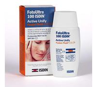 Foto Ultra Isdin 100 Active Unify Color SPF 50 50 ml - Aclara y Unifica el Tono de la Piel Previene Alteraciones Pigmentarias