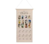 Fotoboard para fotos, cuenta regresiva de Navidad con clips para el bolsillo, tabla de presentación de imágenes, para escritorio, escuela, hogar, colegio, oficina, clase, habitación, dormitorio