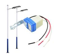 Fotocélula De Luz con Sensor De Anochecer A - Cable De 20 Cm IP44, Detector Profesional De Encendido Y Apagado Nocturno, Interruptor De Alta Sensibilidad | Engranaje De Automatización Residen