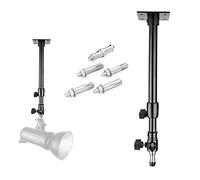 fotoconic l-600d Dos sección Ajustable Soporte de Techo lámpara de Pared con 3/8 "1/4" Rosca para Estudio fotográfico y de vídeo (2 Unidades)