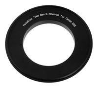 Fotodiox 10-Reverse-Canon-77 - Adaptador de Montura de Objetivo para Canon EOS
