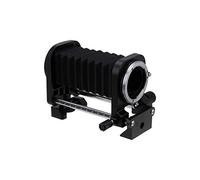 Fotodiox 10MBNK - Soporte de Objetivos para fotografías Macro (Compatible con Nikon, Montura para trípode), Negro