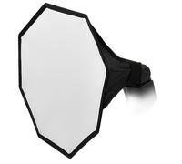 Fotodiox 12 "OCTAGON caja de luz para Nikon Flash, flash Canon, para Nikon SB-600, SB-700, SB-800, SB-900, SB-910 flash, Canon Speedlite 380EX, 430EX, 430EX II, 550EX, 580EX, 580EX II, Vivitar Flash, Sunpack, Sunpak, Nissin, Sigma, Sony, Pentax, Olympus, Panasonic Lumix Parpadea