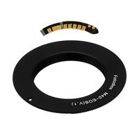 Fotodiox Adaptador de Lente FC10 Compatible con Lentes M42 x 1 mm Tipo 1 a cámaras de Montaje EOS EF y EFS, Incluye Chip de confirmación de Enfoque Gen10