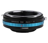 Fotodiox Adaptador de Montaje de Lente Pro Compatible con Lentes Nikon F-Mount Tipo G en cámaras Samsung NX Mount