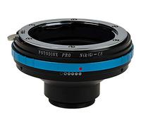 Fotodiox Adaptador de Montaje de Lente Profesional Compatible con Lentes Nikon F-Mount G a cámaras de Montaje CS