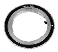 Fotodiox Adaptador de Montura de Objetivo Nikon F a Canon EOS (EF, EF-S) Montura (NikF-EOS-FC10)