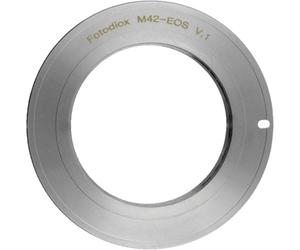 Fotodiox Adaptador Pro para Montura de Objetivo - Montura M42 a Canon EOS (EF/EF-S)