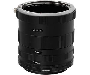 Fotodiox Canon EOS tubo de extensión para la fotografía macro - Tubo de extensión para Close-up para los objetivos Canon EOS 1D, 1Ds Mark II, III, IV, 5D Mark II, 7D, 10D, 20D, 30D, 40D, 50D, 60D, Digital Rebel XT, xti, xs, xsi, t1i, t2i, 300D, 350D, 400D, 450D, 500D, 550D, 1000D