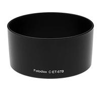 Fotodiox dedicado (Bayoneta) Parasol para Canon EOS EF-S 60 mm f/2.8 Lente Macro (sustituye a Canon ET-67B)