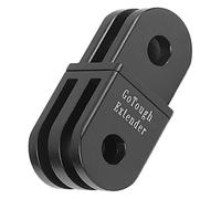 Fotodiox GoTough Brazo extensor negro - Brazo de extensin recto de metal compatible con GoPro HERO3 HERO3+ HERO4 HERO5 HERO6 HERO7 Sistema de mo