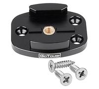 Fotodiox GoTough-QRHoles-Black Pro GoTough QR - Soporte de trípode de Aluminio para GoPro Hero HD/2/3/3+/4, Color Negro