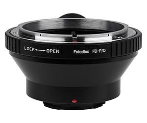 Fotodiox Lens Mount Adapter, Canon FD, New FD Lens to Pentax Q Series Mirrorless Digital Camera, Pentax Q, Q10, Q7, Q-S1