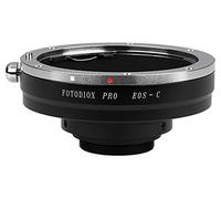 Fotodiox Pro Adaptor de Montura de Lente para Lente Canon EOS EF a Cámaras C Mount
