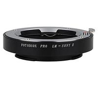 Fotodiox Pro Adaptor de Montura de Lente para Lente Leica M a Cámaras Sony Alpha NEX E-Mount