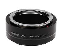 Fotodiox Pro Adaptor de Montura de Lente para Lente Miranda a Cámaras Sony Alpha, NEX, E Mount