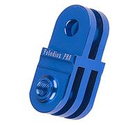 Fotodiox Pro gotough - Extensor Azul Metal Recta 20 mm Extension, - Brazo de Pivote de Aluminio para Sport C