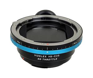 Fotodiox Pro Vizelex ND Throttle Adaptor de Montura de Lente con Filtro ND Variable ND2-ND1000 - para Lente Hasselblad V a Cámaras Canon EOS EF