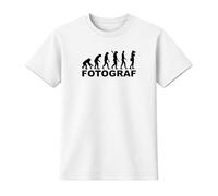 FOTOGRAF - Camiseta de fotografía (cámara digital, fotografía, sesión de fotografía), color blanco, Blanco, XL