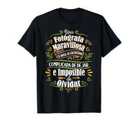 Fotógrafa Maravillosa Regalo Original Amante La Fotografia Camiseta