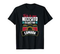 Fotografia Cámara Fotografo Profesional Regalo Café Camiseta