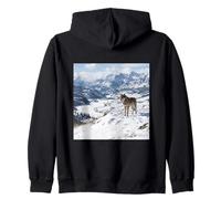 Fotografía De Paisaje del Valle Alpino De La Mont Sudadera con Capucha