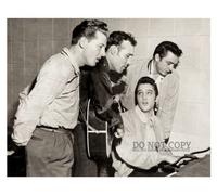 Fotografía del cuarteto del millón de dólares de 8 x 10 pulgadas, magnífico retrato de 1956, estudio del sol, Sam Phillips, Memphis, leyendas del rock and roll, foto rara